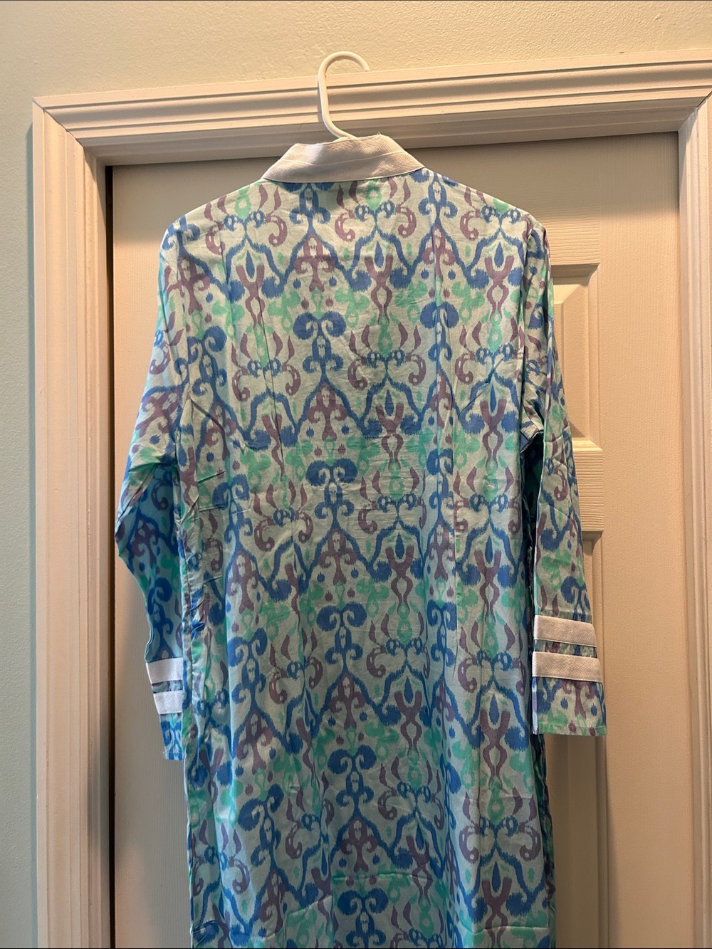 Sail to Sable Coastal colors Collar Shift/Tunic - Picture 6 of 9
